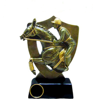 Trophée de championnat de bowling en forme de poisson le plus populaire, trophée de boxe doré