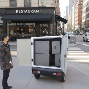 Furgoni Elettrici Mini per Consegne 2025 di Nuova Generazione Made in China per Magazzini, Veicolo Refrigerato con Certificazione EEC - Product Image 3