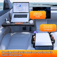 Tablette de volant General Motors, bureau flottant multifonctionnel avec porte-gobelet