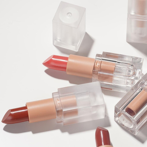 Lápiz Labial Retráctil de Larga Duración, Color Naranja Rosado, con Sacapuntas, Tinte Labial Rojo, Fabricación OEM - Product Image 3