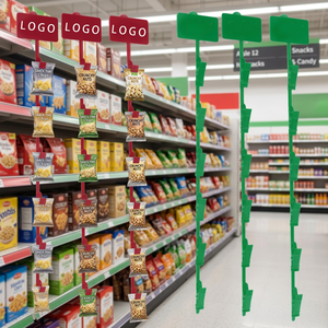 Contenedores de Alta Capacidad para Snacks con Ranuras Seguras para Etiquetas de Precio - Product Image 1