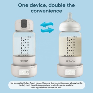 <span class=keywords><strong>Calentador</strong></span> <span class=keywords><strong>de</strong></span> Biberones Portátil Recargable con Opción <span class=keywords><strong>de</strong></span> Temperatura, 240 ml, Material PPSU, para Uso en Exteriores, Compatible con Tetinas - Product Image 4