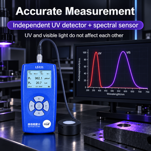 Luxmètre numérique LS331 avec mesure de l'irradiance UV, de l'illumination, de la température et du temps - Product Image 1