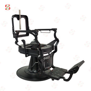 Piezas de Repuesto para Silla de Barbero Profesional Resistente de Estilo Retro/Antiguo/Vintage, Color Negro, Accesorios Duraderos para Salón de Belleza - Product Image 1
