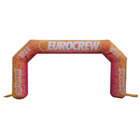 Arc gonflable publicitaire personnalisé de 3 à 10m pour ligne de départ gonflable de vélo Arc de course gonflable