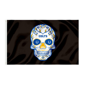 NFL Bóng Đá Mỹ Ngoài Trời Đội Biểu Ngữ 3X5FT Tùy Chỉnh Đức Indiana apolis Colts Cờ - Product Image 6