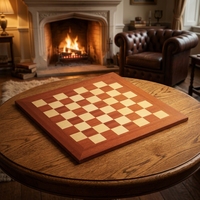Échiquier en bois de santal 54cm 48cm 40cm, placage d'érable, luxe, durable, antidérapant, 8x8, compétition professionnelle, certifié CE