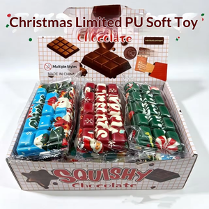 Jouet sensoriel de Noël en silicone, cube anti-stress, jouet de bureau sensoriel, cadeau de Noël - Product Image 4
