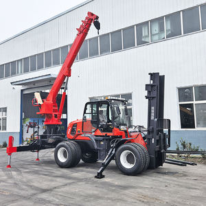 3-8 טון טלסקופי בום מלגזה מנוף, כביש 4wd מלגזה מנוף, כביש 4wd מלגזה מכבר - Product Image 1