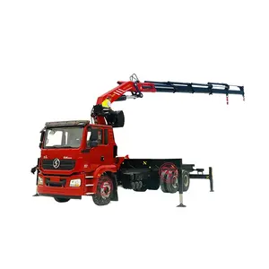 Loading 10/12/16/25 Tons Boom Arm 4x4 6X4 Crane Hydraulic Truck Cranes Price truck mounted mini crane truck for sale