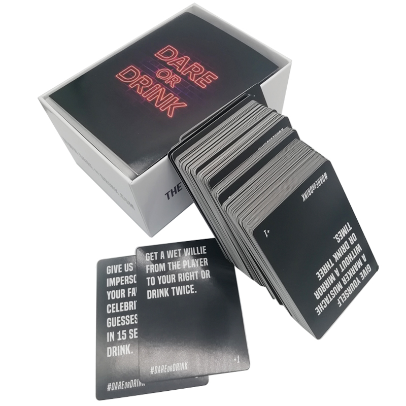 Изготовленный на заказ, высокое качество, постельные принадлежности, взрослым, друзья вечерние питьевой карточная игра для развлечения на заказ Алкогольная игра карты
