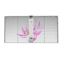 Solution de façade multimédia architecturale, grille pare-vent à haute transparence, écran LED P5 pixels, luminosité 4500 pour intérieur