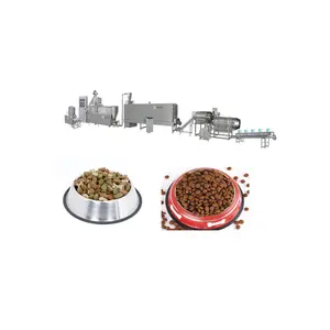 Dry/ Wet Dog Food Machine Extruder Pet Food Production Line