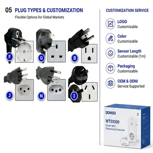 Termostato Eléctrico Inalámbrico con <span class=keywords><strong>3</strong></span> Modos de Funcionamiento (Calefacción/Refrigeración/Humedecimiento) Ahorro de Energía - Product Image 5