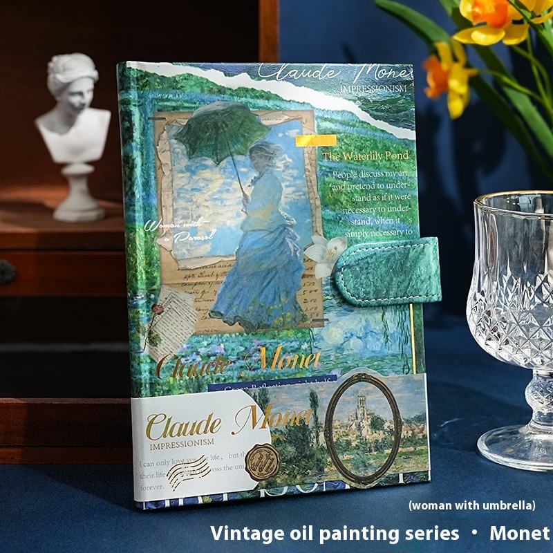 Monet-ผู้หญิงที่ถือหนังสือแม่เหล็กร่ม