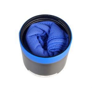 500ml Plastic Water Bottle With 150ml <b>Storage</b> <b>Box</b>( Towel ) and Phone Holder and Hook Handle for the Gym Promotion Items - Product Image 5