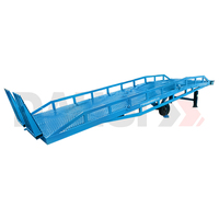 Rampe de chargement mobile portable de 6 tonnes, pont d'accès mobile DAHUI DCQY-6T, plateforme élévatrice hydraulique, tables élévatrices pour le chargement de conteneurs