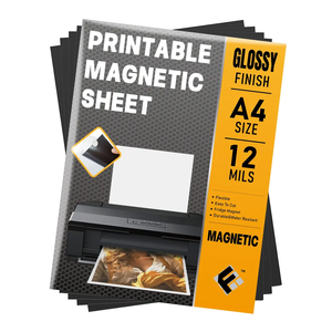 Bande magnétique puissante Xinhongchang 8,5x11 0,5 mm, <span class=keywords><strong>aimant</strong></span> flexible anisotrope avec adhésif, feuille magnétique souple en caoutchouc pour mur - Product Image 1