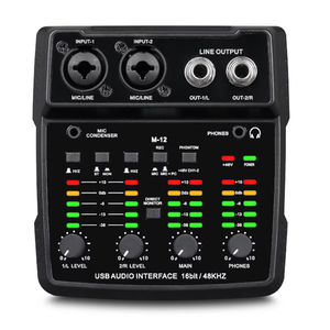 <strong>M</strong>-12 <strong>Audio</strong> <strong>Interface</strong> with Multiple Level Display Indicators Plastic &amp; Metals Construction AC 110-240V - Product Image 1