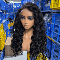 Perruque Wxj Cheveux Longs 200 Densité HD Lace Wig Cheveux Humains Ondulés Naturels Cheveux Indiens Bruts 13x4+HD+Lace+Frontal+Perruque Cheveux Bruts Non Traités