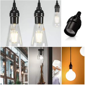 Ổ Cắm Đèn Vít Tiêu Chuẩn E26/<span class=keywords><strong>E27</strong></span> Cho Bóng Đèn Edison Retro - Product Image 6