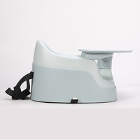 Chaise haute de salle à manger pour bébé 3-en-1 siège de bain pour bébé accessoires avec plateau auto-rangement