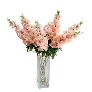 Flor Artificial <span class=keywords><strong>de</strong></span> Látex Rosa y Blanca, Tipo Delphinium Ajacis, con Tacto Real, para Decoración <span class=keywords><strong>de</strong></span> Bodas, Hogar y <span class=keywords><strong>Centros</strong></span> <span class=keywords><strong>de</strong></span> Mesa - Product Image 5