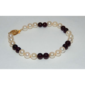 สร้อยข้อมืออัญมณี5มม. พร้อมตะขอ14K - Product Image 3