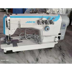 Máquina de Coser de Cadena de Tres Agujas Jack Jk-8560G, Adecuada para Coser Jeans y Trajes, Máquina de Coser Industrial de Puntada Fija - Product Image 2