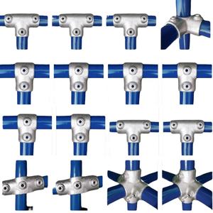 Fabriek Direct Smeedbaar Ijzeren Pijpfittingen Sleutelklem T Thermisch Verzinkt <span class=keywords><strong>Gi</strong></span> Pijp Connector Bevestigingsmiddel Frame Aansluiting - Product Image 4