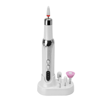 Kit de perceuse à ongles électrique rechargeable avec plusieurs embouts pour le façonnage, le limeage et le polissage des ongles naturels ou en acrylique, pour la maison ou le salon