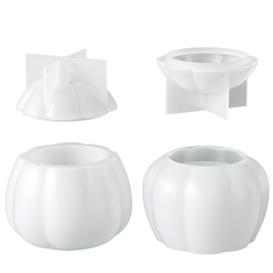 Stampo in Silicone Antiaderente a Forma di Zucca, Resistente al Calore, Adatto per Microonde <span class=keywords><strong>e</strong></span> Lavastoviglie, per Preparare Cioccolato, Dolci <span class=keywords><strong>e</strong></span> Pasticceria - Product Image 1