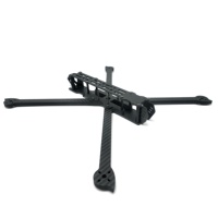 Châssis de drone FPV de 10 pouces pour charges lourdes, en fibre de carbone, bras Wide-X de 7 mm, espacement de 25 mm, pour UAV de surveillance et de transport longue portée