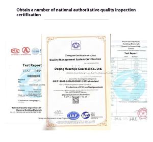 Panel vinil PVC antiuv putih, pagar plastik taman luar ruangan kuda Arena pertanian dengan rel dan tiang persegi - Product Image 5