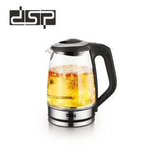 กาต้มน้ำไฟฟ้า Dsp Glass ขนาด 2 ลิตร ปิดอัตโนมัติ ไร้สาย สำหรับใช้ในบ้าน - Product Image 1