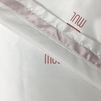 Sac à cordon en tissu de soie doux personnalisé perruque vêtements pochette de parfum sacs à poussière