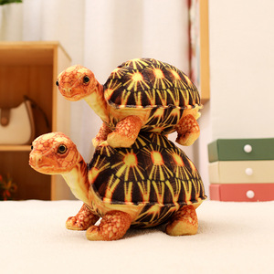Màu xanh lá cây rùa búp bê sang trọng bền polyester bông cho trong nhà <span class=keywords><strong>Zoo</strong></span> trang trí nội thất xuyên biên giới kỷ niệm lưu niệm PP bông Điền - Product Image 4
