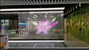 Yake P6 chuyên nghiệp Màn hình hiển thị <span class=keywords><strong>LED</strong></span> với giấy chứng nhận CE phổ biến trong suốt linh hoạt màn hình phim cho các cửa hàng thủy tinh - Product Image 6