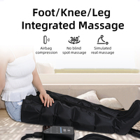 Manchons de compression d'air pour jambes rechargeables professionnelles Machine de massage de thérapie Bottes de pompe de récupération sportive avec écran tactile LCD