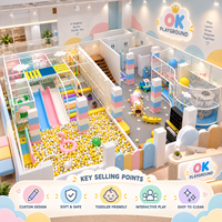 Équipement de terrain de jeu intérieur commercial pour enfants, labyrinthe souple à thème pour centres commerciaux et écoles