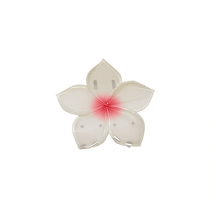 Fermaglio per capelli a cinque foglie rotante bicolore da 8 cm per donne e ragazze - Product Image 1