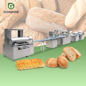 Một bánh <span class=keywords><strong>hamburger</strong></span> shami sô cô la <span class=keywords><strong>Bun</strong></span> bánh mì crouton Bột men làm cho thiết bị dây chuyền sản xuất bánh sandwich bột chua - Product Image 1