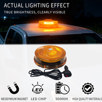 Nuevo Kit de Luces LED Estroboscópicas Giratorias de 48W, Luces de Advertencia de Emergencia para Techo de Auto, Luces de Seguridad para Vehículos, Carritos de Golf y Camiones