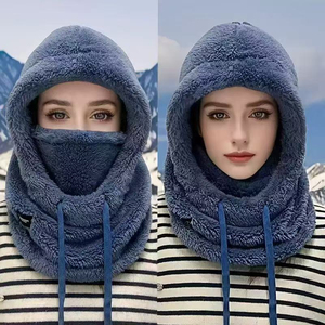 Cagoule thermique coupe-vent en polaire réglable pour ski, moto et cyclisme, masque intégral d'hiver - Product Image 3