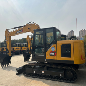 Sany95C utilisé SANY SY95C usine directe utilisé Sany Sy95 en stock parfait état moteur d'origine 9 tonnes excavatrice d'occasion Sany 95 - Product Image 1