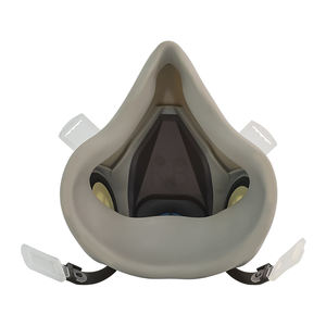 Demi-<span class=keywords><strong>masque</strong></span> respiratoire réutilisable en silicone avec filtre <span class=keywords><strong>Masque</strong></span> à <span class=keywords><strong>gaz</strong></span> pour le dépoussiérage - Product Image 5