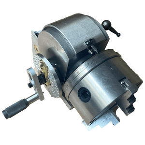 Dispositif d'indexage pour fraiseuse Bs0 4 pouces, tête d'indexage 100 mm avec mandrin et contre-pointe en fonte haute précision - Product Image 5