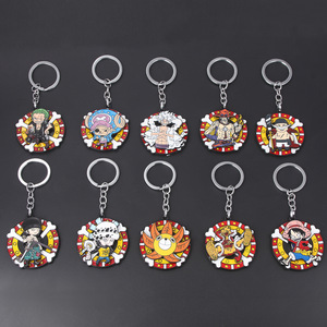 Llavero de Calavera Pirata y Timón de Barco - Colgante Retro de Aleación Esmaltada para Decoración de Bolsos y Mochilas y para Fans del Estilo Anime - Product Image 2