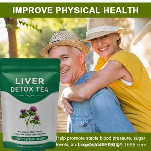 チャイナハーブハーブ肝デトックスティープライベートラベルグリーン抹茶生バッグフラワーティー健康用ボックス包装 - Product Image 5