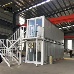 Prefabrik 20 40 ayak hareketli lüks izolasyon kabini genişletilebilir konteyner ev yatak odası Columbia
